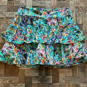 Colorful Women's Ruffle Skort
